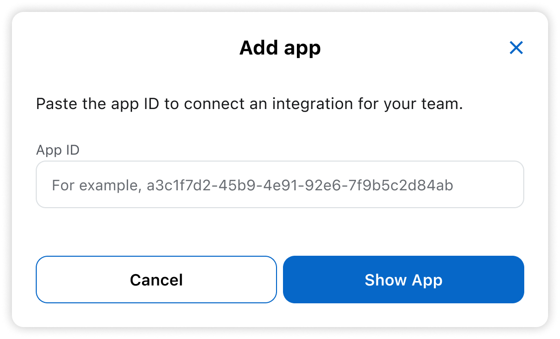 add external app